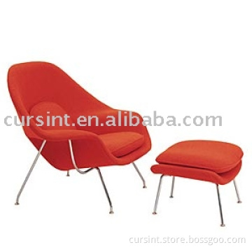 Womb chair and ottoman